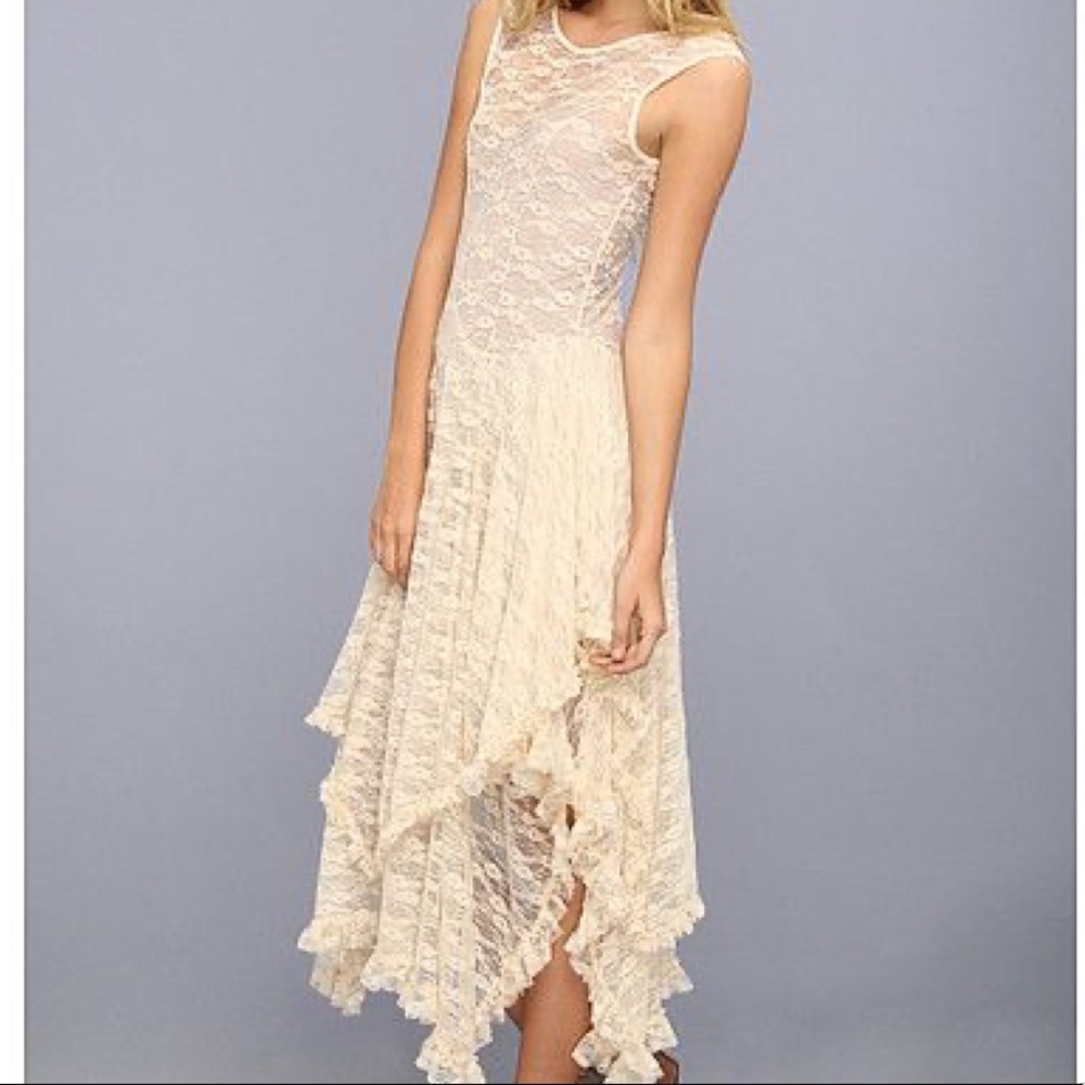 Free People French Courtship Lace Dress